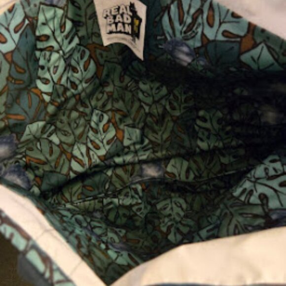 Real Bad Man Shroomer Large Tote Bag-Green - Picture 4 of 7